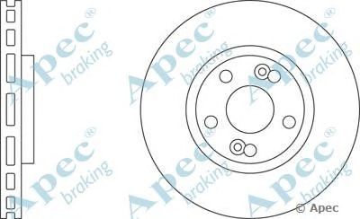 APEC BRAKING dsk2216 -  Тормозной диск
